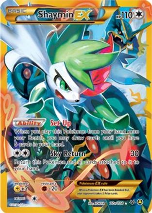 all shaymin pokemon cards V 152/172 - Brilliant Stars - Ultra Rare Card Grass Flop (30) Weakness Fire 2 Resistance None None Retreat Cost Shaymin (Space-Time Smackdown #159/208, 1-Star)