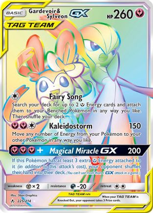 PKM] Gardevoir & Sylveon GX (225/214) [Sun & Moon: Unbroken Bonds] – Misty  Mountain Games