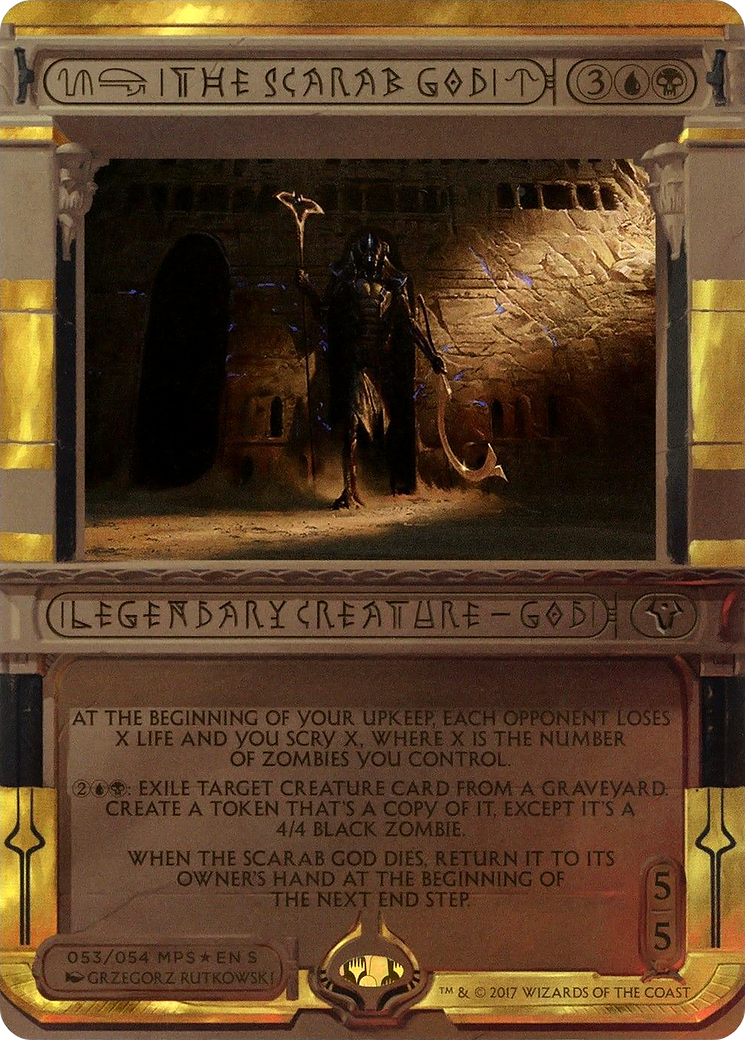 R} The Scarab God (Invocation) [Amonkhet Invocations][MP2 053] – Misty  Mountain Games