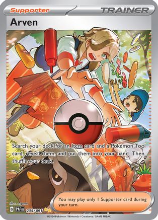 PKM] Arven (235/091) [Scarlet & Violet: Paldean Fates] – Misty Mountain  Games