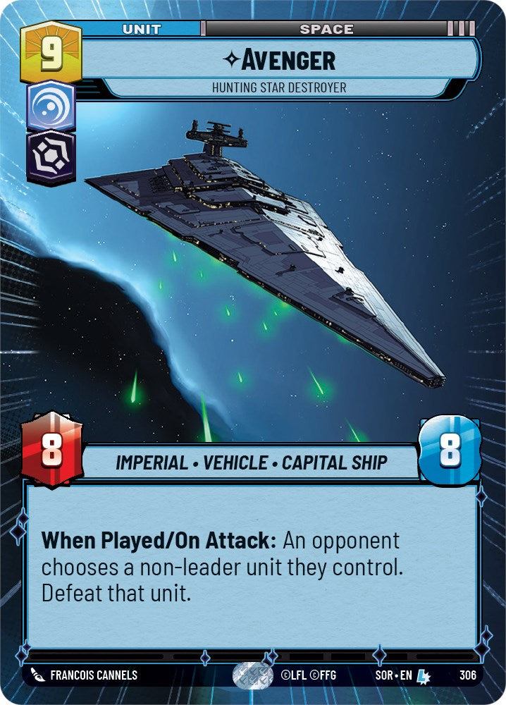{SW-R} Avenger - Hunting Star Destroyer (Hyperspace) (306) [Spark of Rebellion]