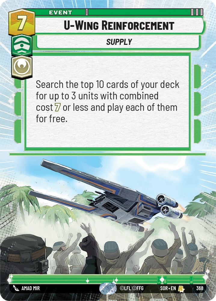 {SW-R} U-Wing Reinforcement (Hyperspace) (368) [Spark of Rebellion]