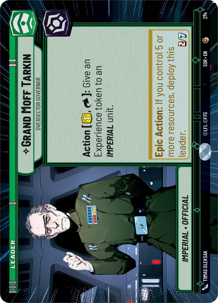 {SW-C} Grand Moff Tarkin - Oversector Governor (Hyperspace) (274) [Spark of Rebellion]