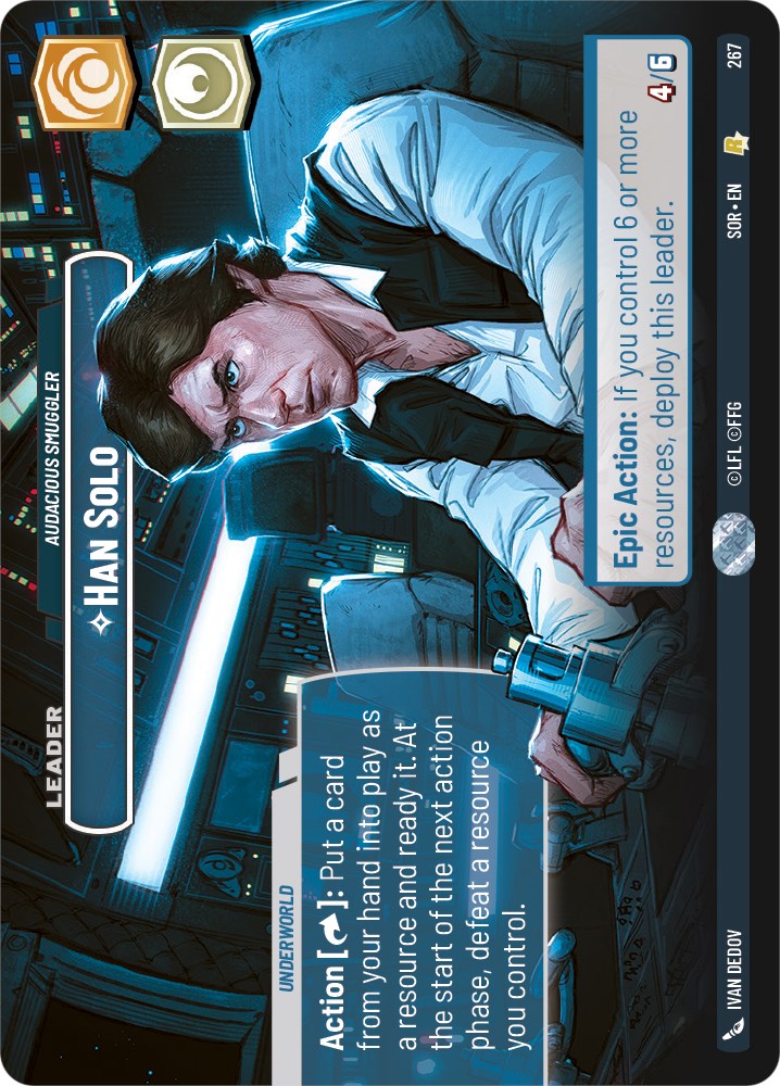{SWShow} Han Solo - Audacious Smuggler (Showcase) (267) [Spark of Rebellion]
