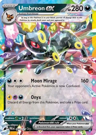 Umbreon HP100 ポケモンカード Umbreon (Poke Ball Pattern) - SV: Prismatic Evolutions - Pokemon
