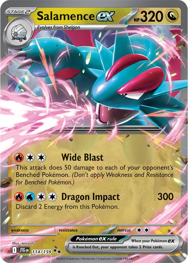 PKM] Salamence ex (114/159) [Scarlet & Violet: Journey Together] – Misty  Mountain Games