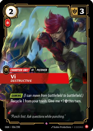 Vi - Destructive (036/298) - Origins