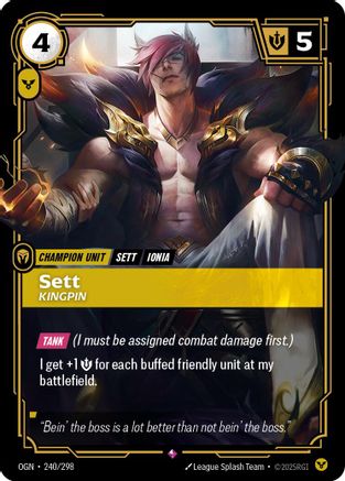 Sett - Kingpin (240/298) - Origins