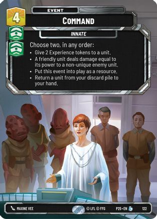 Command (122) - Sector and Regional Promos Season 1 Foil