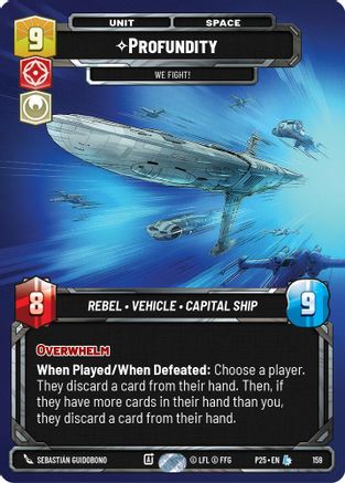 Profundity - We Fight! (159) - Sector and Regional Promos Season 1 Foil