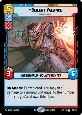 Beilert Valance - Target: Vader (51/264) - A Lawless Time