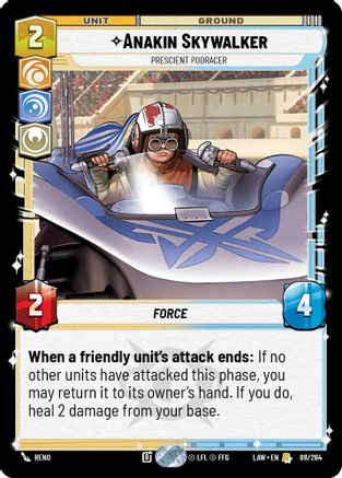 Anakin Skywalker - Prescient Podracer (88/264) - A Lawless Time