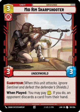 Mid Rim Sharpshooter (193/264) - A Lawless Time