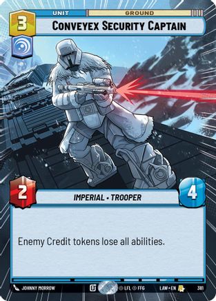 Conveyex Security Captain (Hyperspace) (381) - A Lawless Time