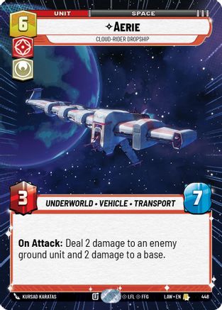 Aerie - Cloud-Rider Dropship (Hyperspace) (448) - A Lawless Time