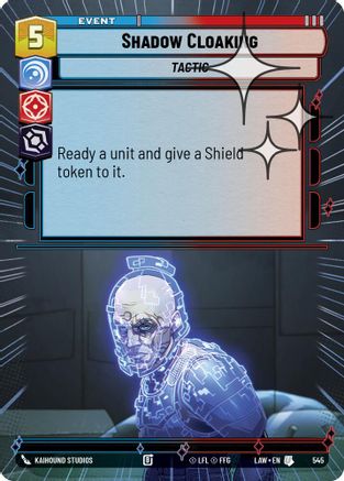 Shadow Cloaking (Hyperspace Foil) (545) - A Lawless Time Foil