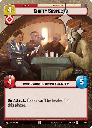 Shifty Suspects (Hyperspace Foil) (699) - A Lawless Time Foil