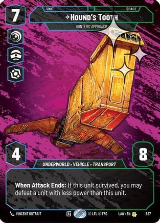 Hound's Tooth - Hunters' Approach (Prestige Foil) (827) - A Lawless Time Foil