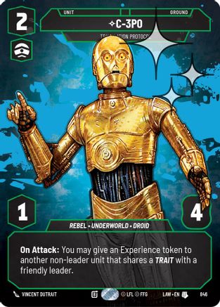 C-3PO - Translation Protocol (Prestige Foil) (846) - A Lawless Time Foil