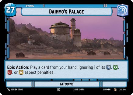 Daimyo's Palace // Credit (20 // T01) - A Lawless Time