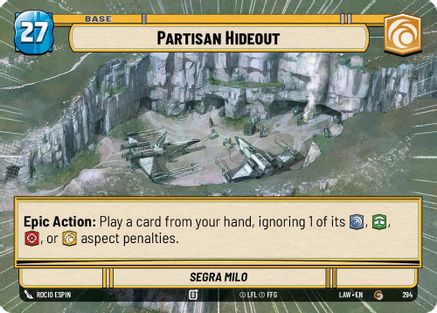 Partisan Hideout // Credit (Hyperspace) (294 // T04) - A Lawless Time