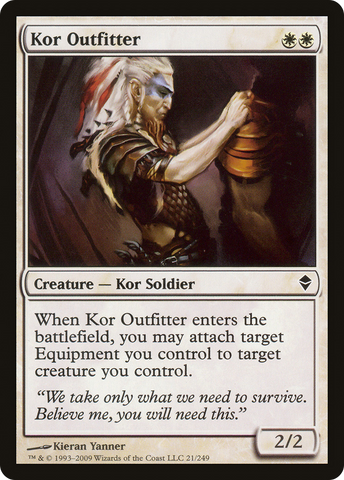 {C} Kor Outfitter [Zendikar][ZEN 021]