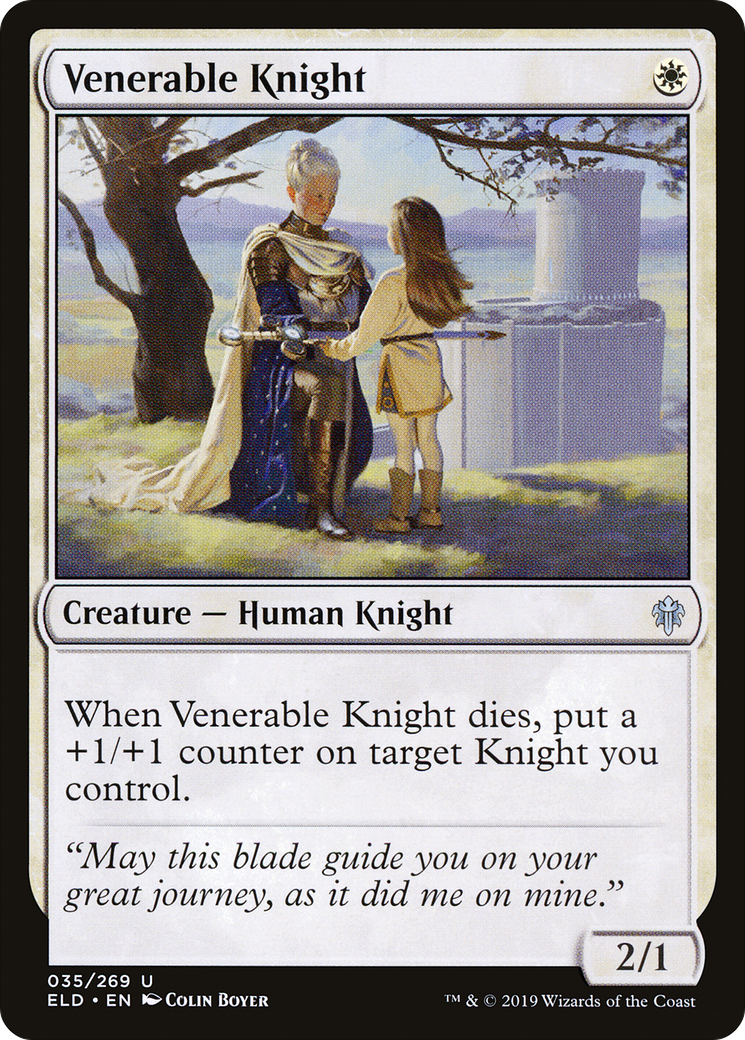 {C} Venerable Knight [Throne of Eldraine][ELD 035]