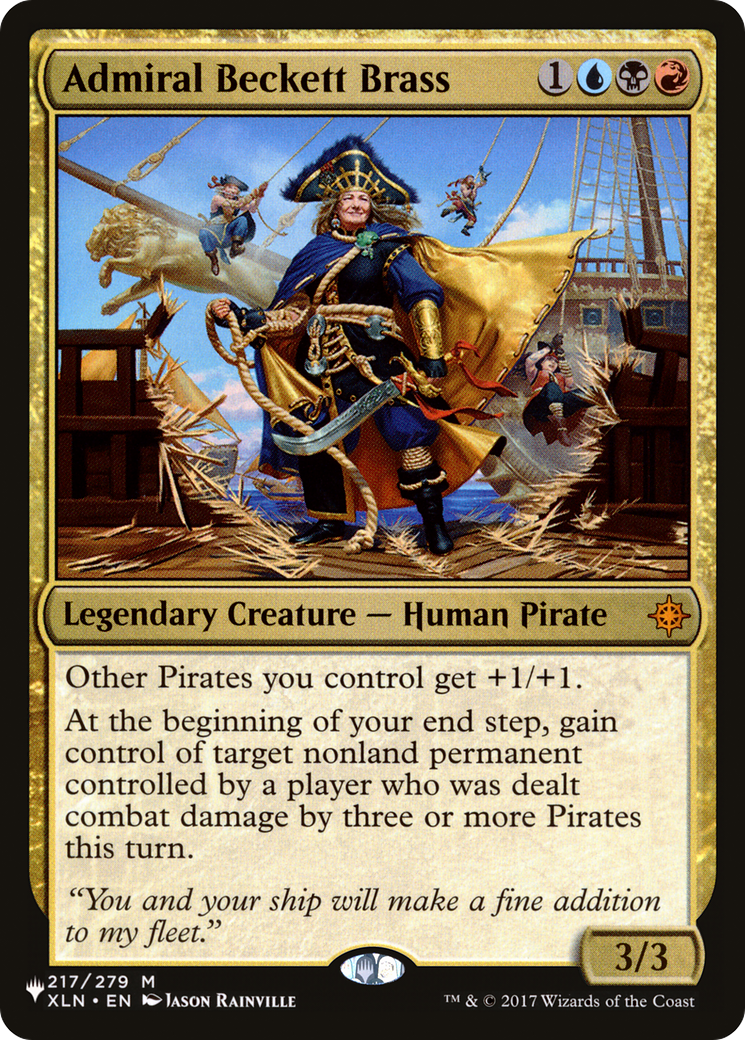 Admiral Beckett Brass [LIST XLN-217]