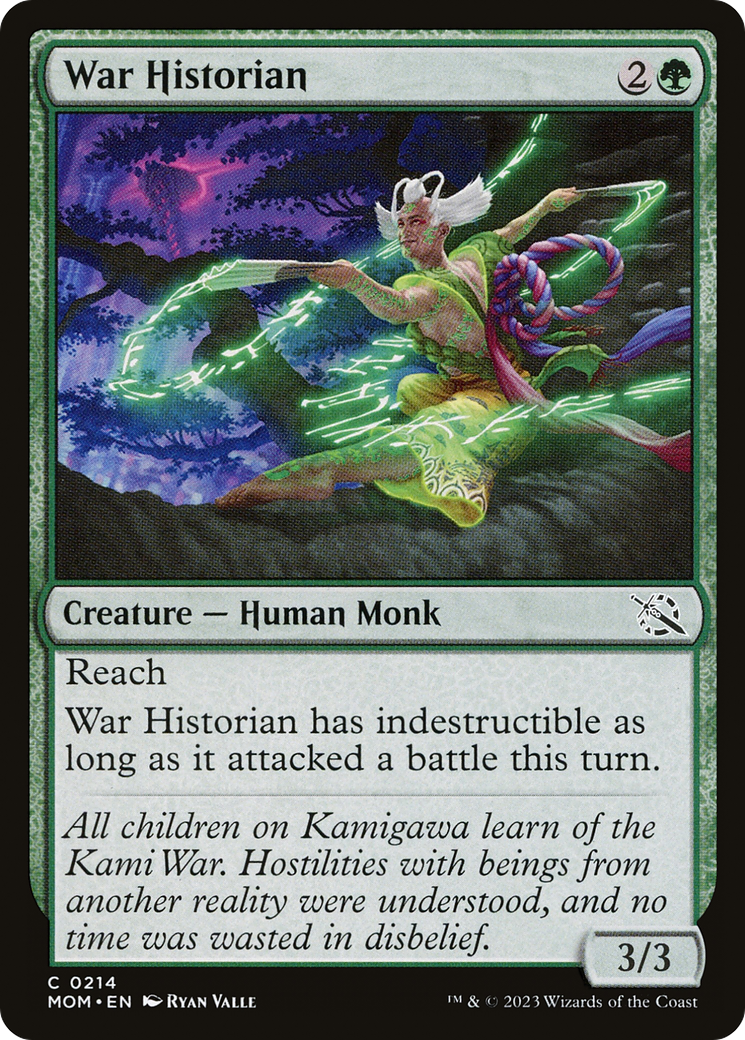 {C} War Historian [March of the Machine][MOM 214]