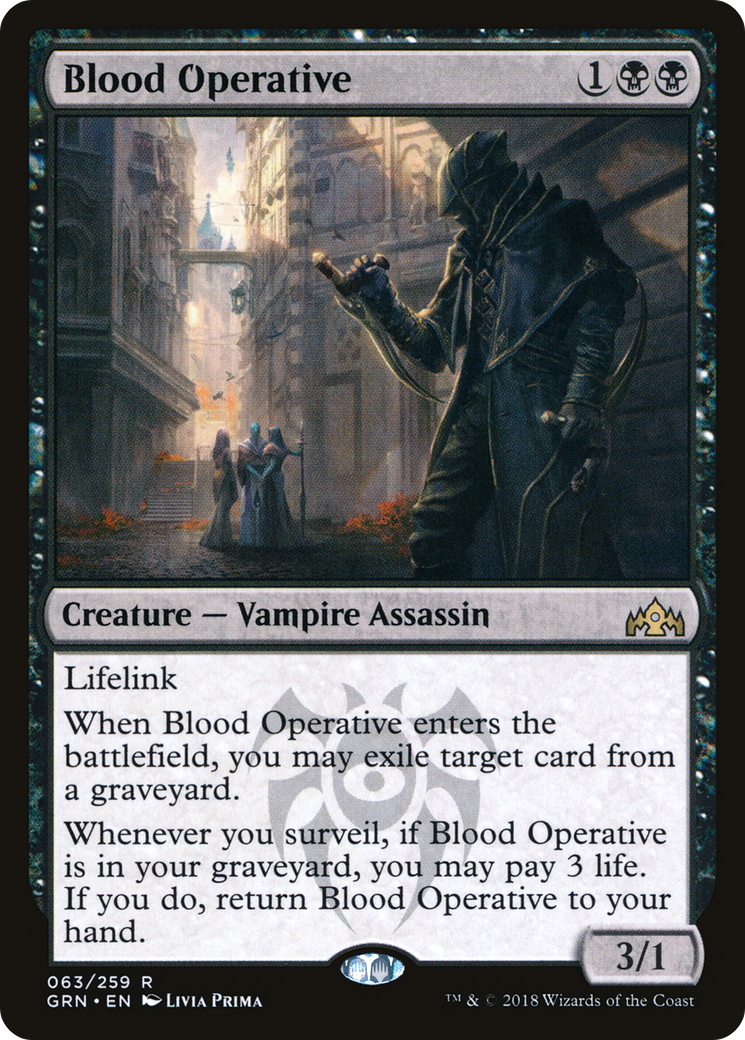 {R} Blood Operative [Guilds of Ravnica][GRN 063] - Misty Mountain Games