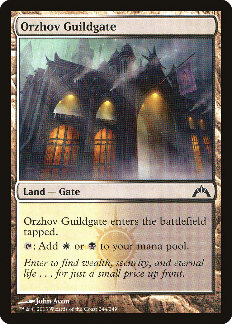 {C} Orzhov Guildgate [Gatecrash][GTC 244] - Misty Mountain Games