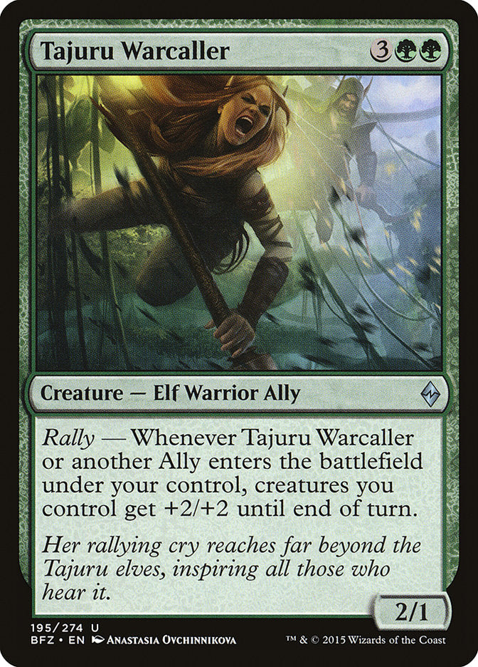 {C} Tajuru Warcaller [Battle for Zendikar][BFZ 195]