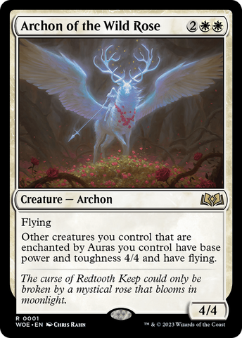 {@R} Archon of the Wild Rose [Wilds of Eldraine][WOE 001]