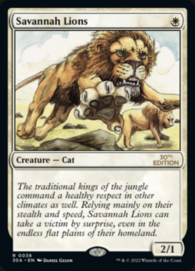 {R} Savannah Lions [30th Anniversary Edition][30A 038]