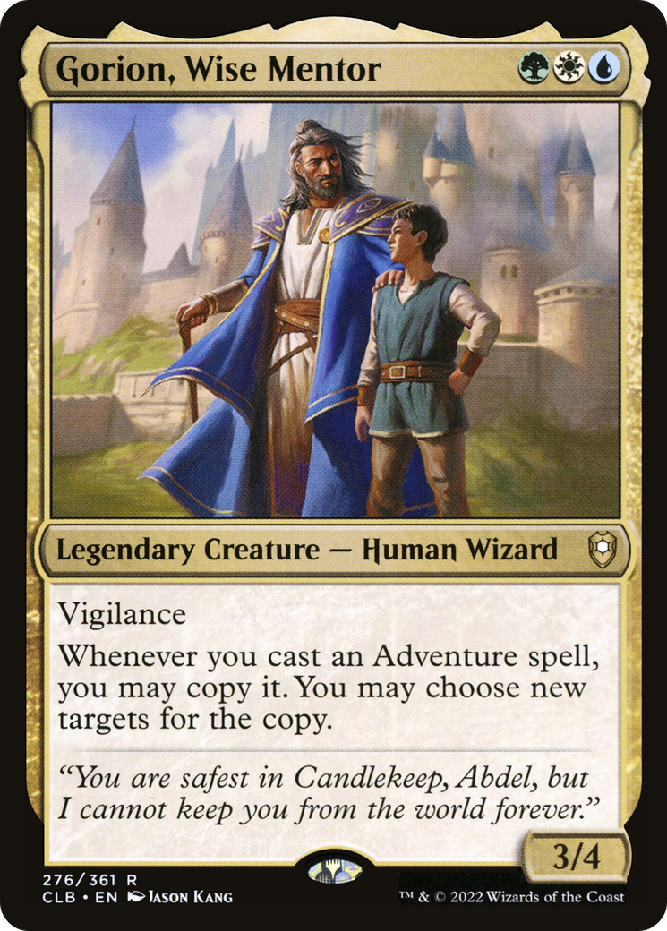 {R} Gorion, Wise Mentor [Commander Legends: Battle for Baldur's Gate][CLB 276]