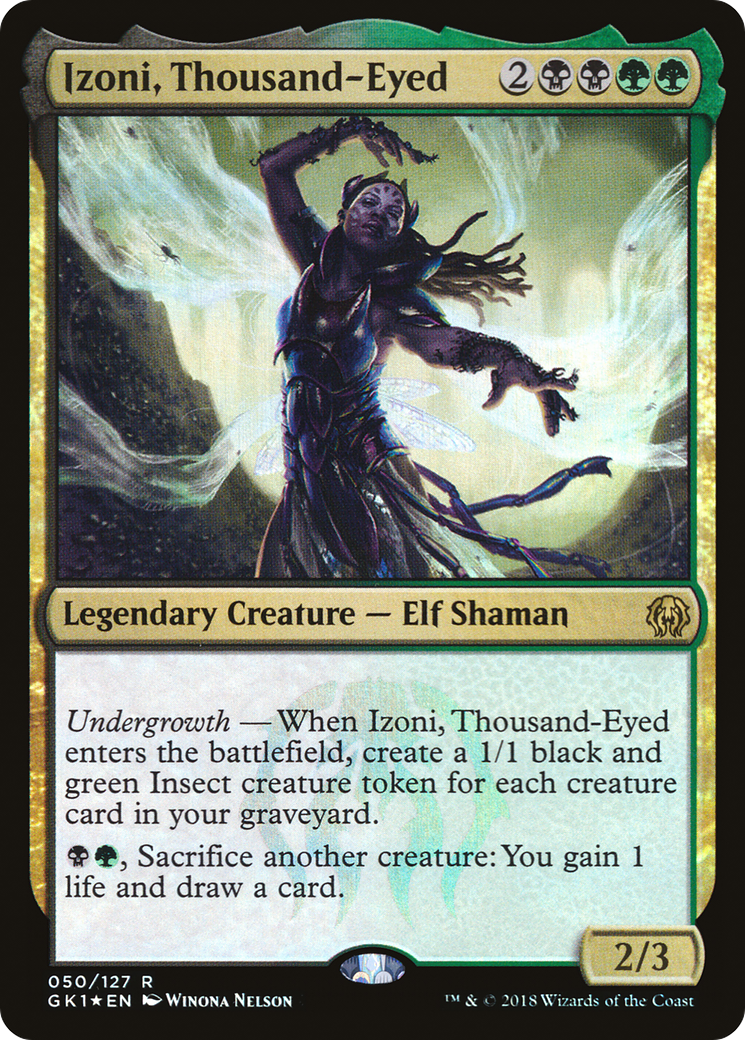 {R} Izoni, Thousand-Eyed [Guilds of Ravnica Guild Kit][GK1 050]