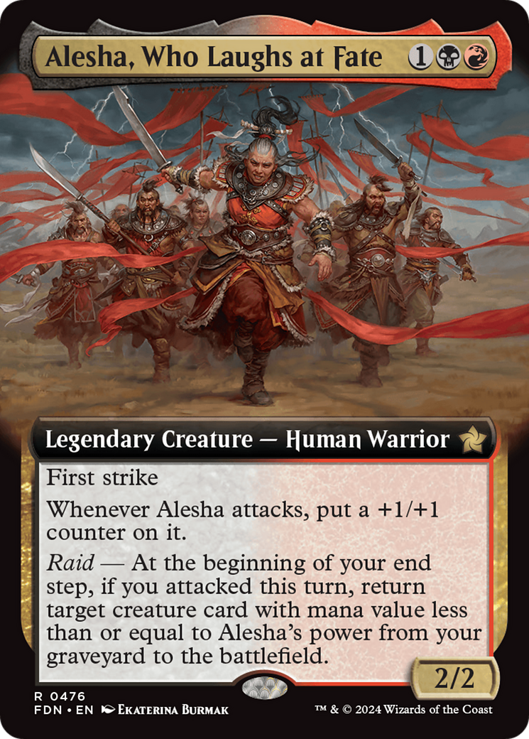 {@R} Alesha, Who Laughs at Fate (Extended Art) [Foundations][FDN 476]