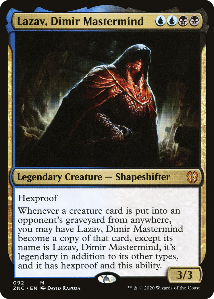 {R} Lazav, Dimir Mastermind [Zendikar Rising Commander][ZNC 092]