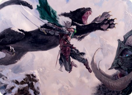 {A} Drizzt Do'Urden Art Card [Dungeons & Dragons: Adventures in the Forgotten Realms Art Series][AAFR 052]