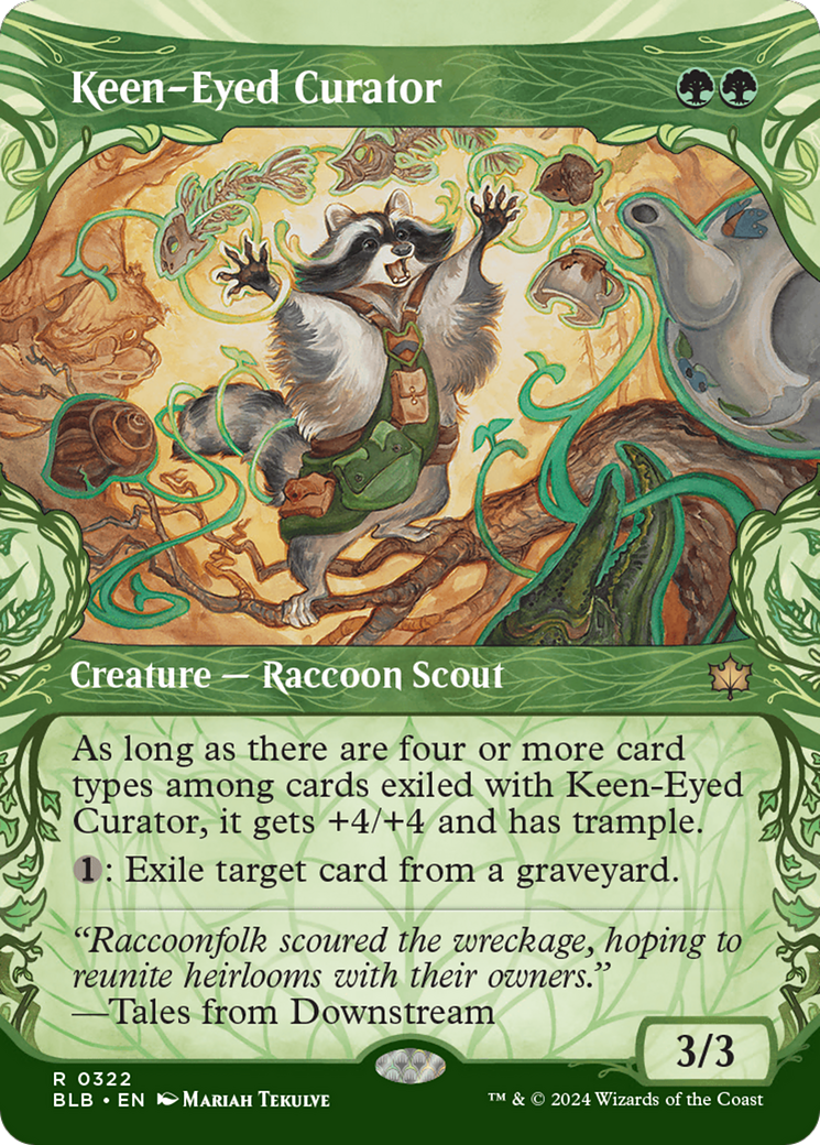 {@R} Keen-Eyed Curator (Showcase) [Bloomburrow][BLB 322]