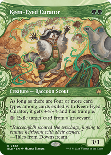 {@R} Keen-Eyed Curator (Showcase) [Bloomburrow][BLB 322]