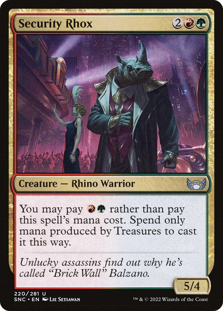 {C} Security Rhox [Streets of New Capenna][SNC 220]