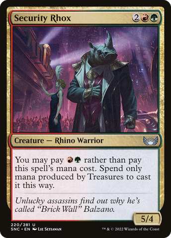 {C} Security Rhox [Streets of New Capenna][SNC 220]