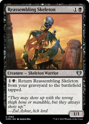 {C} Reassembling Skeleton [Commander Masters][CMM 183]