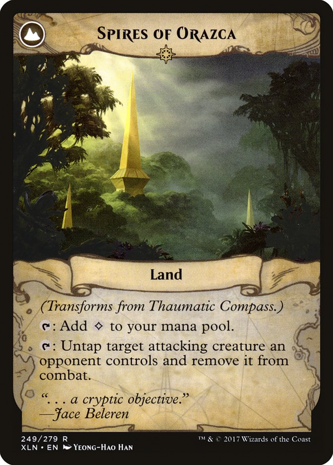 {R} Thaumatic Compass // Spires of Orazca [Ixalan][XLN 249]