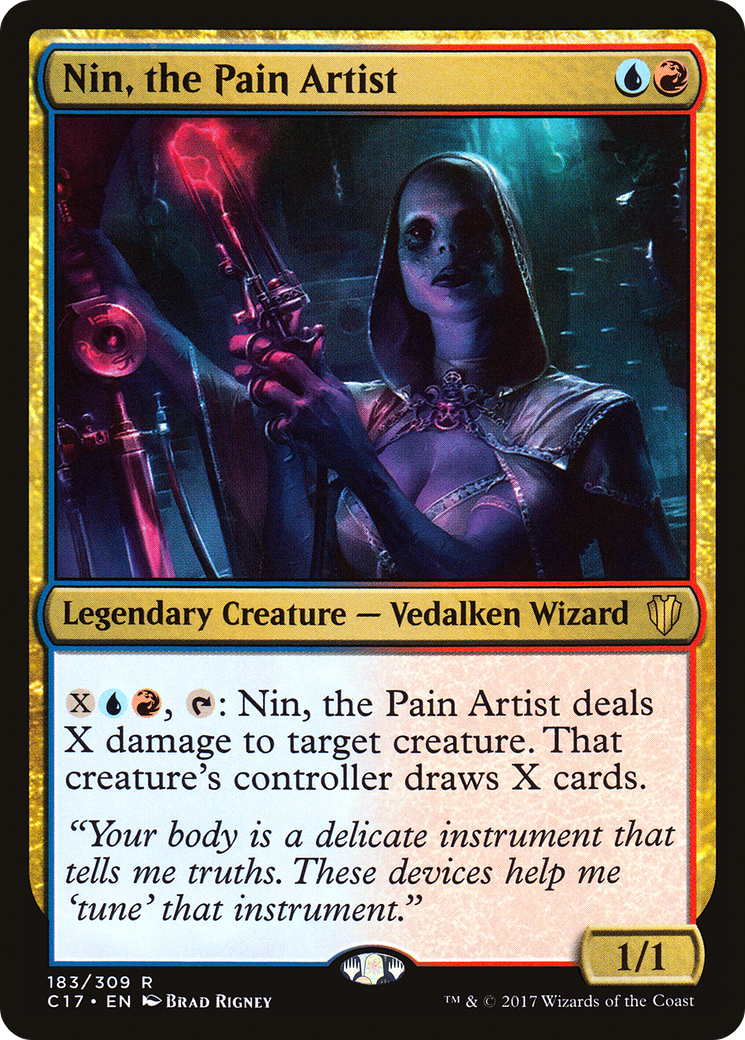 {R} Nin, the Pain Artist [Commander 2017][C17 183] - Misty Mountain Games