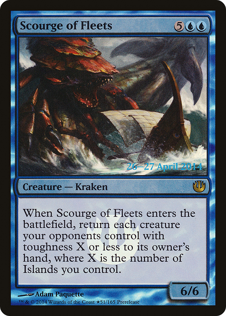 {R} Scourge of Fleets [Journey into Nyx Prerelease Promos][PR JOU 051] - Misty Mountain Games