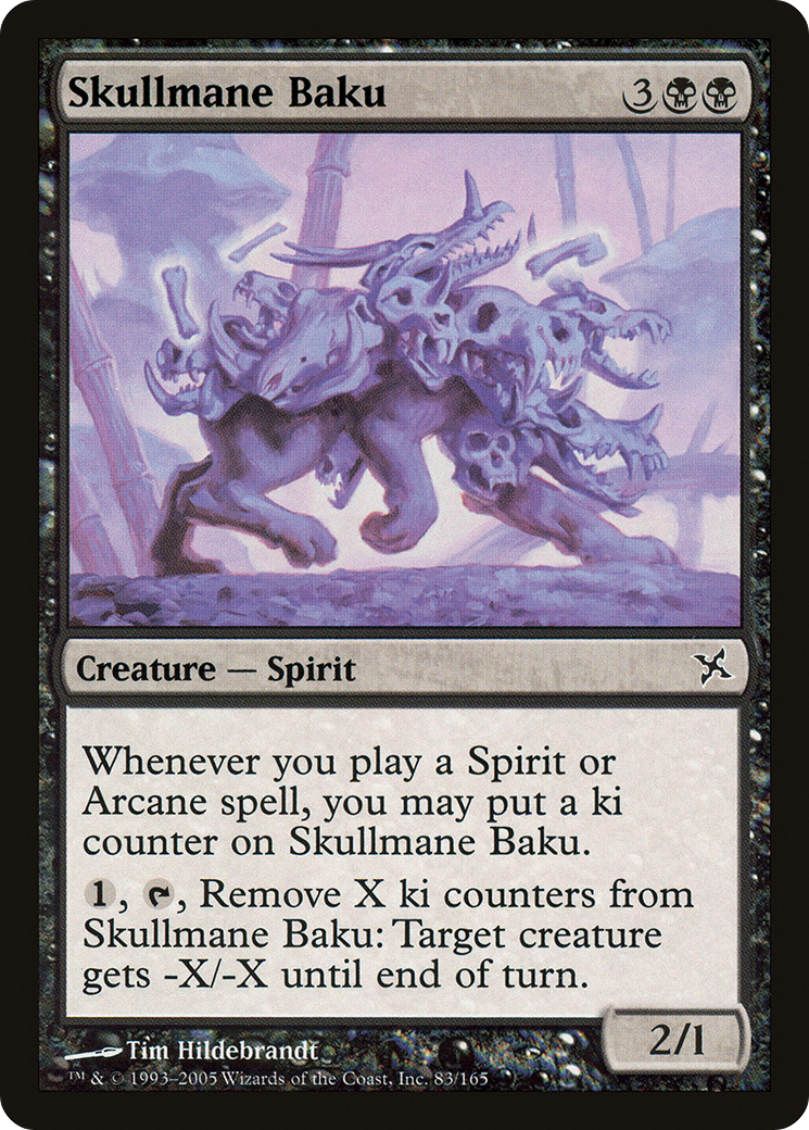 {C} Skullmane Baku [Betrayers of Kamigawa][BOK 083]