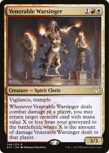 {R} Venerable Warsinger [Strixhaven: School of Mages][STX 246]