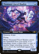 {R} Thousand-Faced Shadow (Extended Art) [Kamigawa: Neon Dynasty][NEO 451]